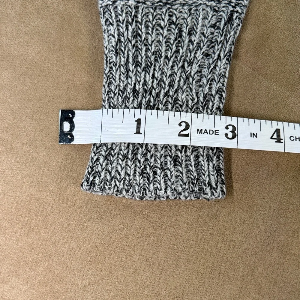 Harper Gray Hooded Cardigan with Brown Elbow Patches - Picture 5 of 10